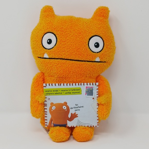 Hasbro Other - UGLY DOLL Warm Wishes Wage Orange 9 inch Hasbro Plush Stuffed Animal